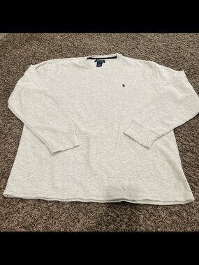 Polo Ralph Lauren waffle net long sleeve shirt, men’s 2XL